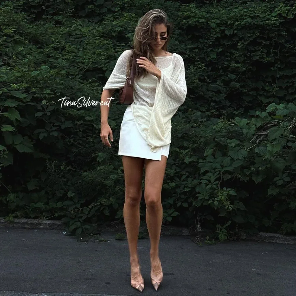BLOGGER'S FAVE! Zara Fine Knit Cape NWT_6